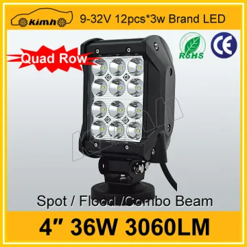 CE&ROHS Certification and brand chip 4'' 36W 4x4 utv