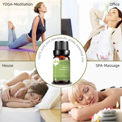 Sweetly Floral & Alluring Scent - 100% Natural Jasmine Essential Oil for Diffuser & Aromatherapy