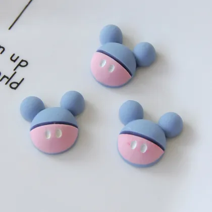 Wholesale Cartoon Mickey Resin Jewelry Accessories and DIY Materials