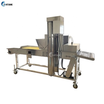 Automatische Hühnermaschine mit gebratenem Brotkrumen für Restaurants