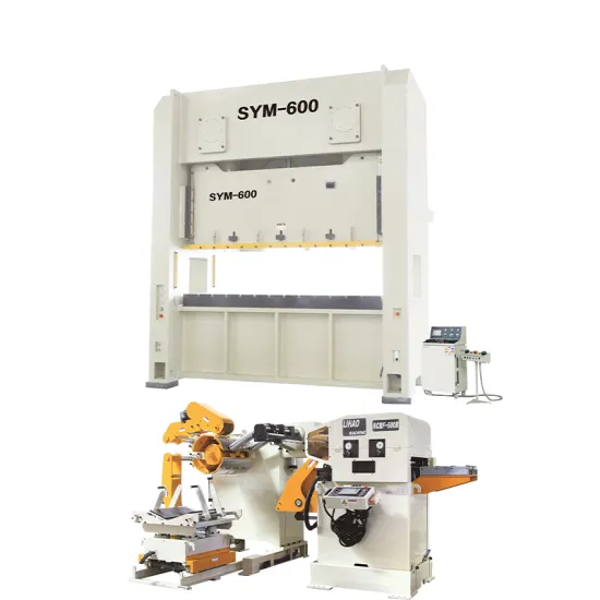 Complete Stamping Production Line: Uncoiler, Straightener, Servo Feeder, Dies, and Punching Machines