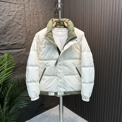 Trendy Korean Short Fitting Men's Down Jacket