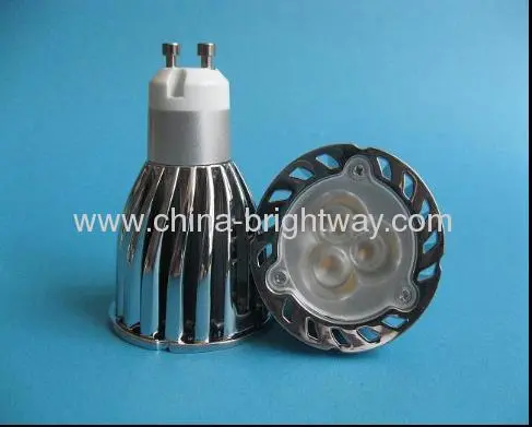 Aluminum Gu10 3x2w Led Spotlight 