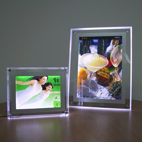 A4 akryl led ljus box paneler