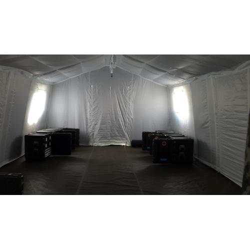 Inflatable Shelters for Rapid Field Hospital Deployment