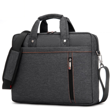Lightweight Waterproof Laptop Handbag Business 13-17 Inch Computer Shoulder Travel Bag Canvas Men's Large Laptop Bag Briefcase