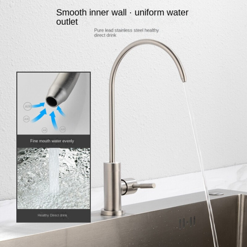 Filter Drinking Purifier Faucet Stainless Steel Filter Lead-Free Drinking Purifier Faucet Factory