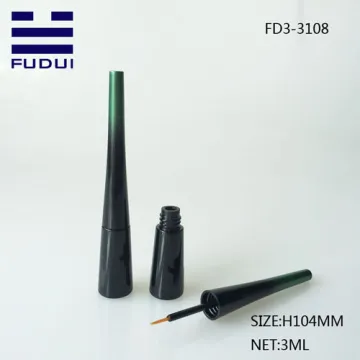 Black Gradient Color Customize Empty Eyeliner Bottle
