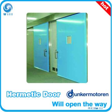 Automatic Hermetic Door Powered Coated Surface