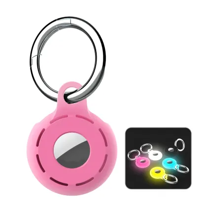 Luminous Glow Anti-Loss Airtag Case Silicone Key Chain