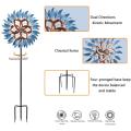 Große zwei Wege Windskulpturen für Gartendekoration