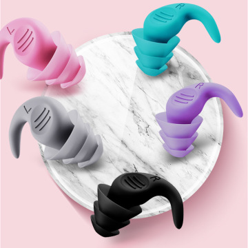 Portable Silicone Earplugs for Sleep and Office Noise Reduction
