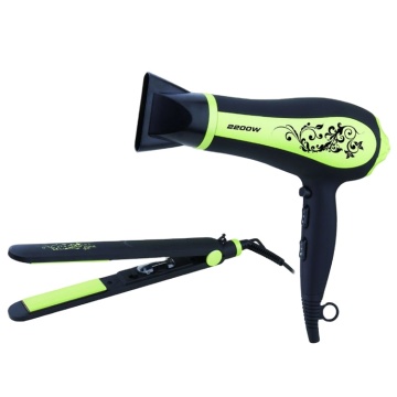 Ryaca Professional High Speed Salon Hair Care Set: Blow Dryer and Straightener