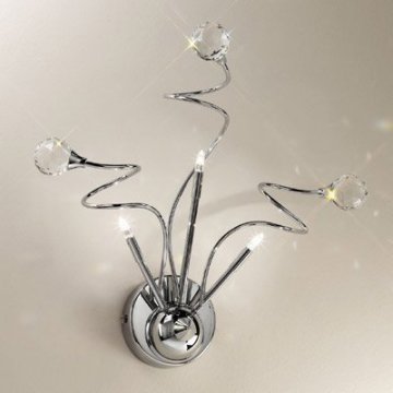 Crystal wall lamp