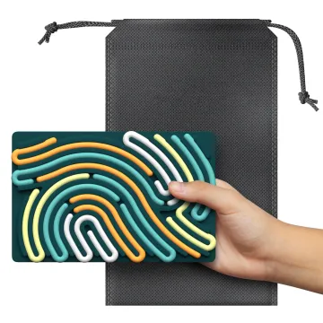 Montessori-Themed Double-Sided Silicone Calm Down and Sensory Activity Board for Early Education and Autism Support