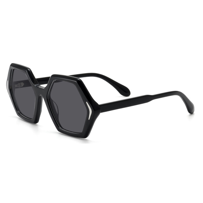 Hexagon Acetate Sun Glasses