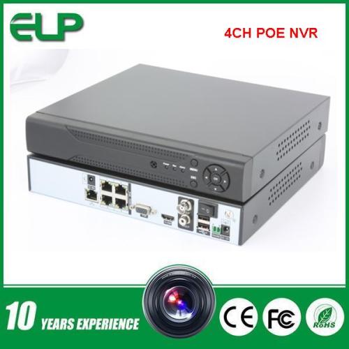 4CH 960p P2p Onvif Poe NVR Network Video Recorder with BNC/VGA/HDMI Port