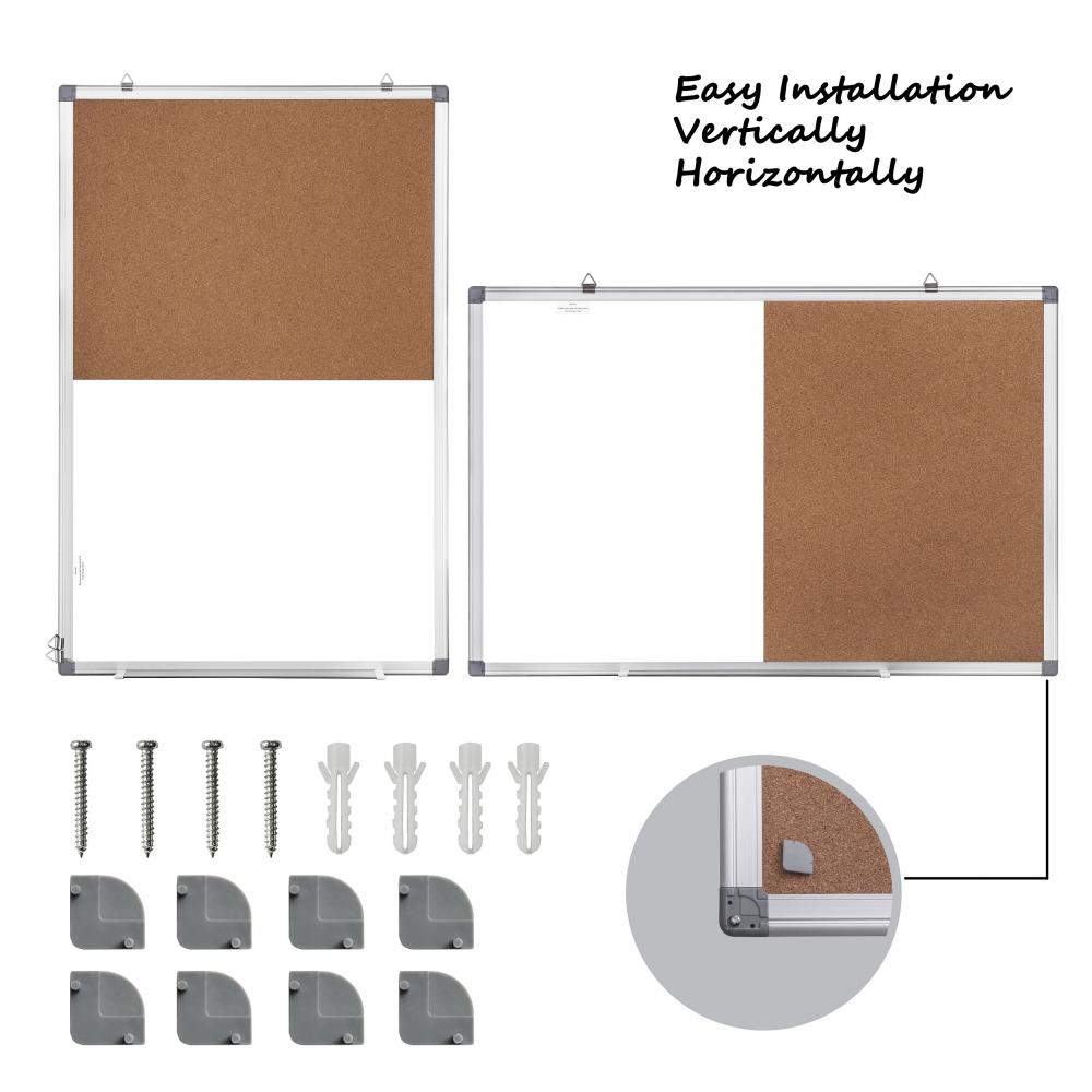 Dry Erase White Board Bulletin Board