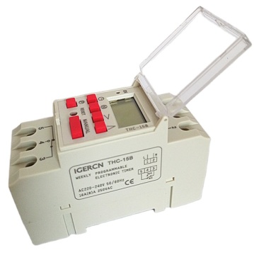 Digital Programmable Astronomical Timer Switch (THC-15B) - 16 Amp, 220-240VAC - Weekly Programmable Control