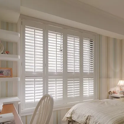 German Decorative Exterior Glass Louvre Windows with Double Blinds - Stock Availability