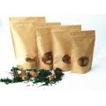 Kraft Paper Stand Up Pouch With Window