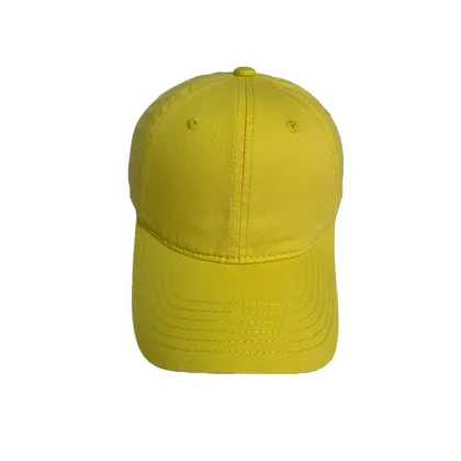 Solid Royal Blue Unstructured Cotton Baseball Cap