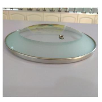 C-type tempered glass lid with sandblast