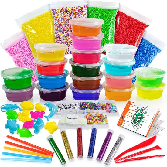 2021 Top Selling Slime Kits: Googly Eyes, Stars, and Colorful Glitters for Kids