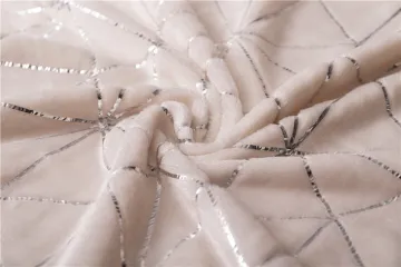Double Sided Flannel Fleece Fabric for Blanket Baby