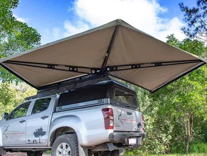 Outdoor sports awning 4x4 retractable awning