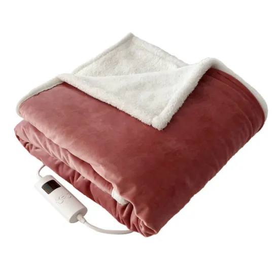 CE GS CB RoHS BSCI Certified Luxury Heated Electric Throw Over Blanket
