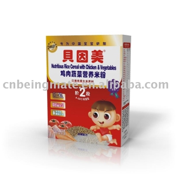 Infant Nutritious Rice Cereal( Chicken &amp; Vegetables Stage 2)