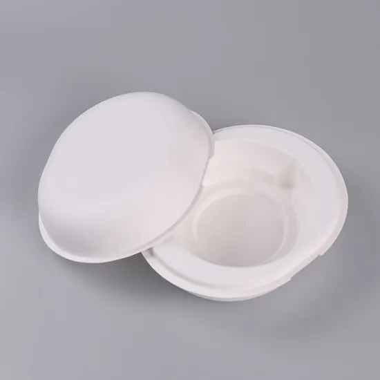 Eco-friendly Pulp Molded Round Food Bowl with Cover