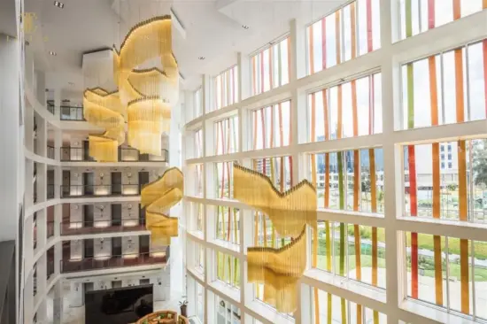 Great contemporary staircase lighting chandelier for foyer