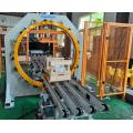 Orbital stretch wrapping machine for motor