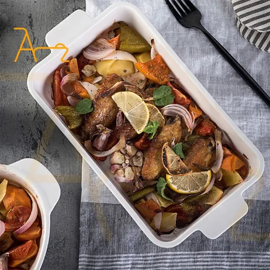 European Classic Ceramic Party, Wedding, and Kitchen Supplies: Dinner Plates, Bakeware, and Baking Trays