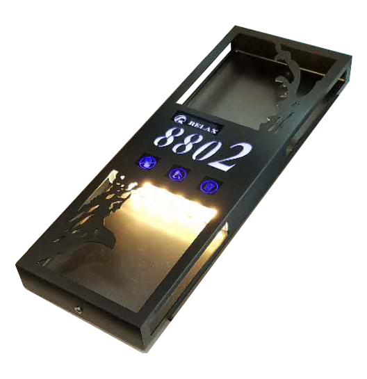 مفتاح لوحة الباب الإلكتروني للفندق مع رقم غرفة LED