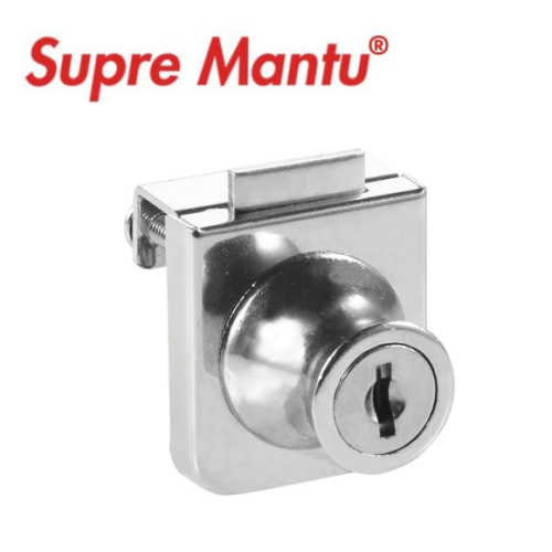 Cerradura de gabinete de vidrio duradera para unidades de exhibición de muebles