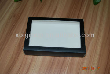 Black Card Box with PVC window