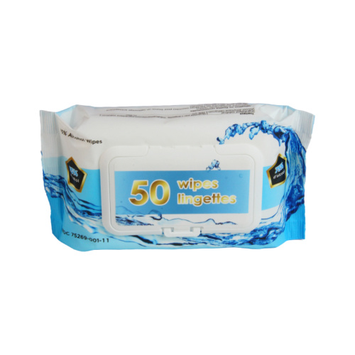 Hands Bacteriostatic Disinfectant Alcohol Wet Wipes