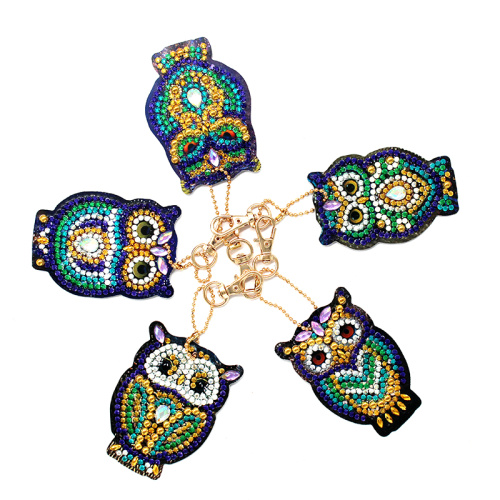 Porte-clés en forme de bague de broderie spéciale cadeaux de bijoux