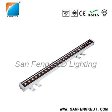 2Years Warranty DMX512 IP65 24w  LED Wall Washer Light