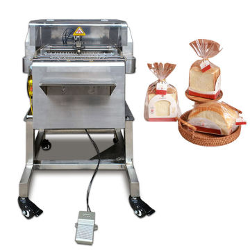 Good Price Pneumatic, Fanshaped Twist Tie Machine & Semi-Automatic Toast Fanshaped Packing Machine for Plastic Pouch Packaging