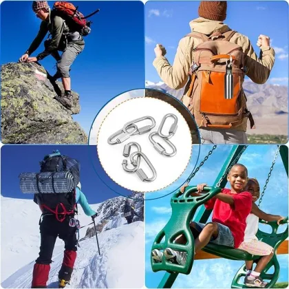 Triangle Quick Connect Ring Safety Lock for Carabiner