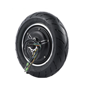 10 Inch Electric Bike Hub Motor Wheel with Discrete Brake and Vacuum Tire: 36V/48V, 500W/1000W Upgrade Options