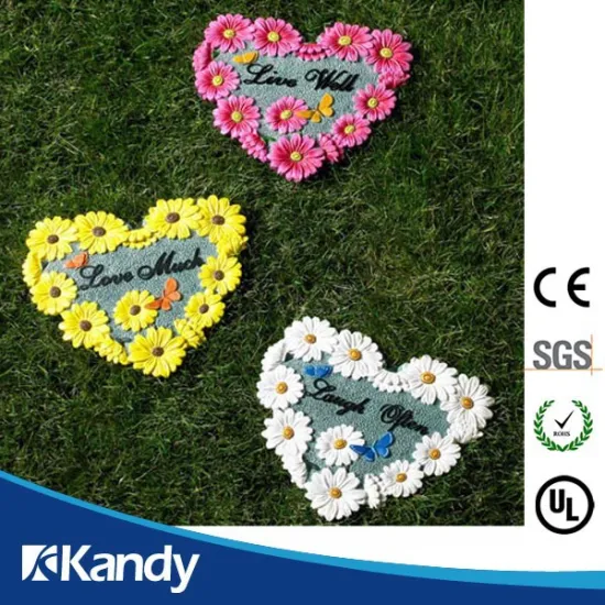 Over 10 years experience New fashion colorful flower garden stone