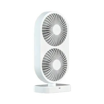 Dual Core Oscillating Desk Fan