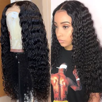 12A 100% Human Hair Transparent Lace Front Wig Kinky Curl Brazilian Human Hair 100% Virgin Brazilian Human Hair Lace Front Wigs