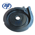 Rubber mining pump impeller