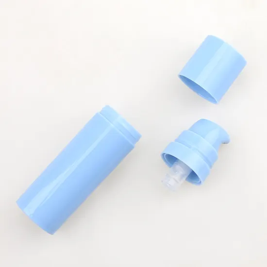 empty cosmetic sustainable airless cream pump bottle 100ml 120ml